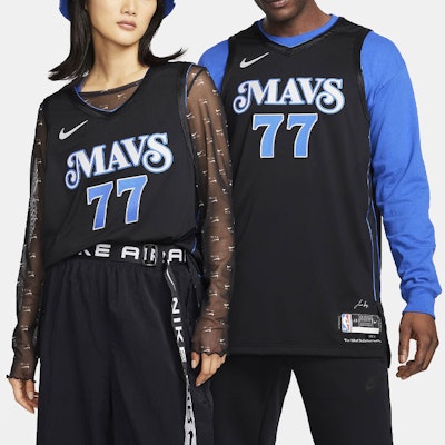 Nike Dri-Fit 2023/24 Dallas Mavericks #77 Basketball Jersey - Unisex Black. DX8756-010 Shop Nike Dri-Fit 2023/24 Dallas Mavericks #77 Basketball Jersey - Unisex Black. DX8756-010