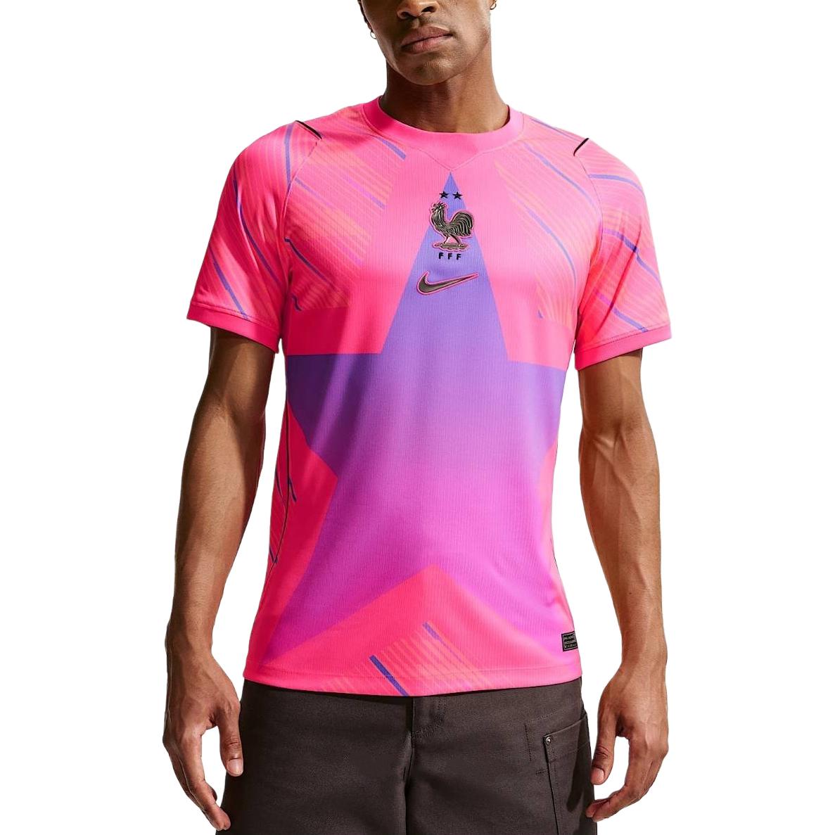 Nike Dri-Fit 2026 France Goalkeeper Fan Jersey Crew Neck Short Sleeve - IB5304-645
