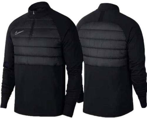 Nike Dri-Fit 黑色半拉鍊襯墊訓練外套 足球運動服 BQ7474-010 Order Nike Dri-Fit 黑色半拉鍊襯墊訓練外套 足球運動服 BQ7474-010