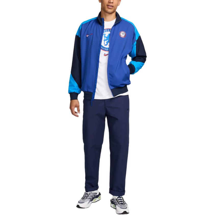 Shop ナイキ Dri-FIT サッカー アンセム ジャケット レトロスタイル ダークブルー HF1827-495