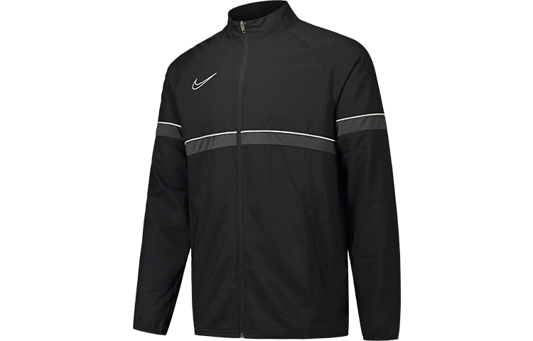 Nike Dri-FIT Academy Black Soccer Training Windbreaker Jacket CW6118-014