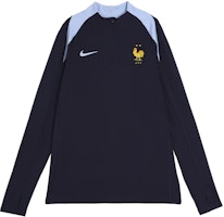 Nike Dri-FIT ADV Logo Print Half-Zip Long-Sleeve Football Shirt Obsidian Blue FJ1927-498 Nike Dri-FIT ADV Logo Print Half-Zip Long-Sleeve Football Shirt Obsidian Blue FJ1927-498