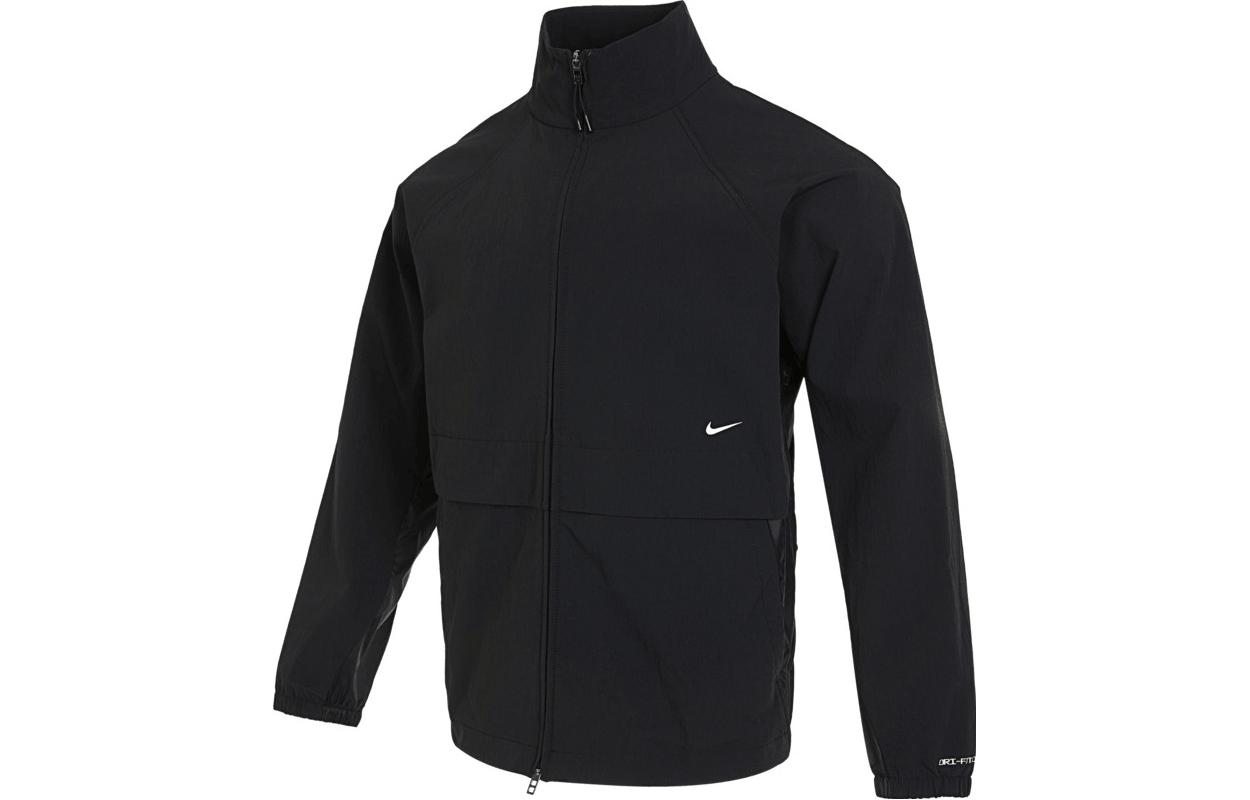 Nike Dri-Fit ADV APS Solid Logo Mock Neck Long-Sleeve Jacket Black Men DX0931-010