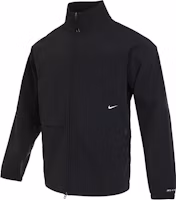 Nike Dri-Fit ADV APS Solid Logo Mock Neck Long-Sleeve Jacket Black Men DX0931-010 Nike Dri-Fit ADV APS Solid Logo Mock Neck Long-Sleeve Jacket Black Men DX0931-010
