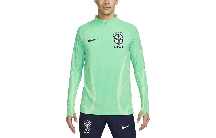 Order ナイキ Dri-FIT ADV ブラジル グラフィック ハーフジップ 長袖Tシャツ ライトミント DH6421-369