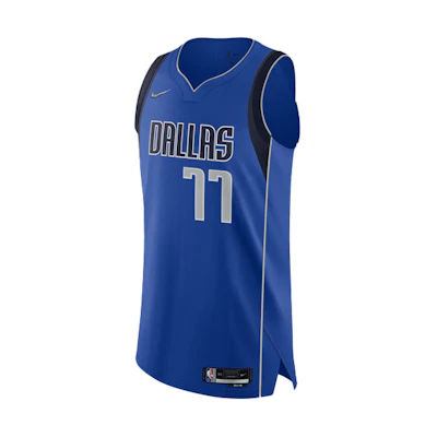 Nike DRI-FIT ADV Luka Doncic Mavericks 77 NBA Basketball Jersey Blue Mens. DB3310-480