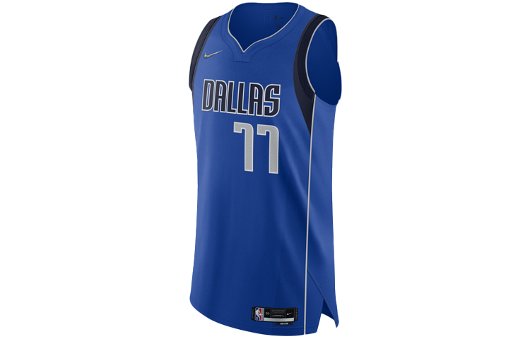 Order 耐克DRI-FIT Luka Doncic 独行侠77号NBA篮球球衣蓝色男款. DB3310-480