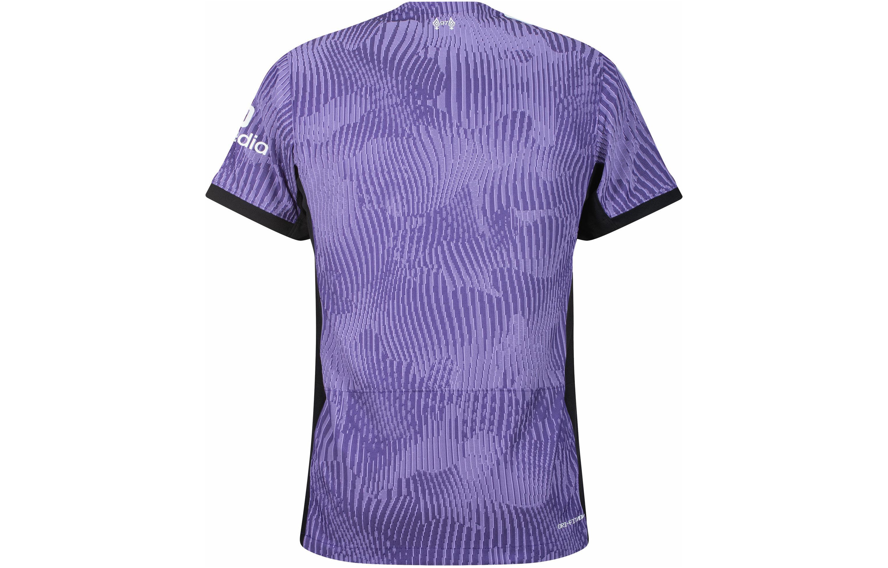 Lookbook 나이키 드라이 핏 ADV 리버풀 풋볼 셔츠 퍼플 유니섹스 반팔 티셔츠 DX9758-568