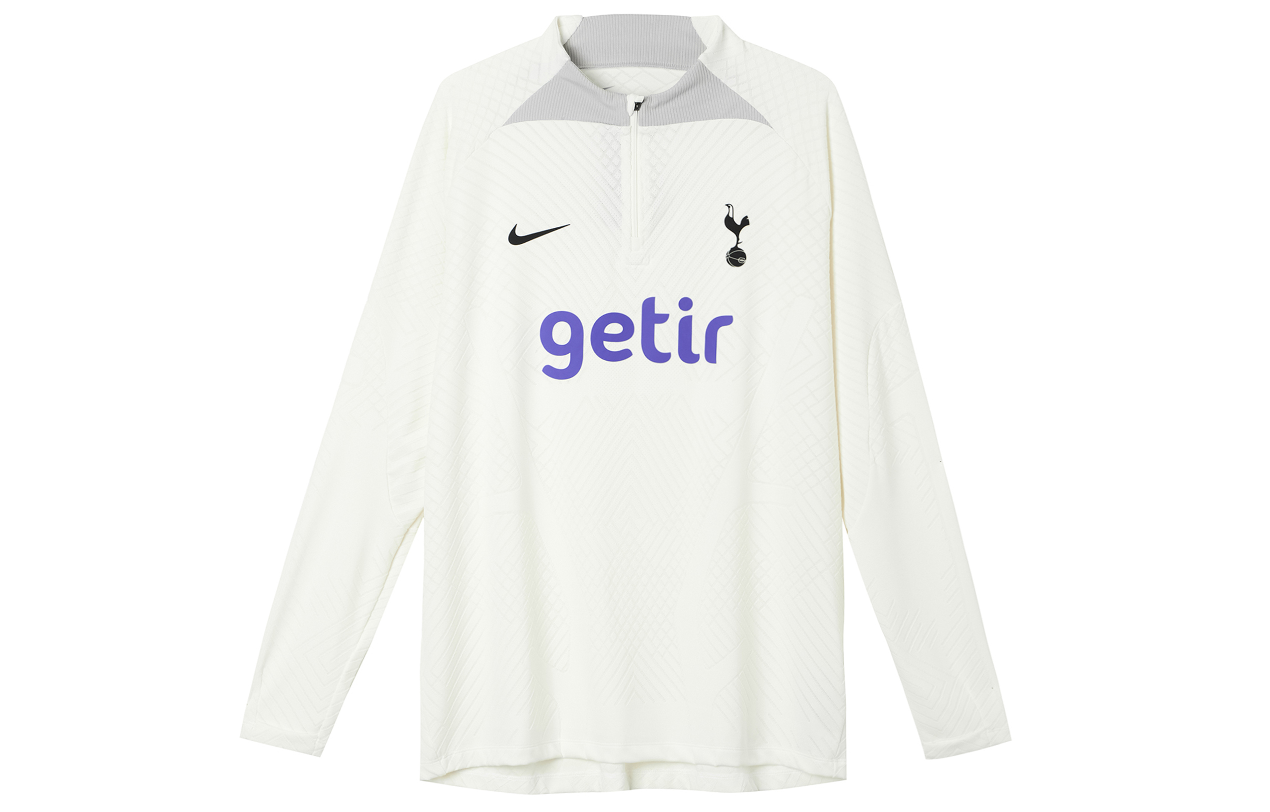 Nike Dri-FIT ADV Strike Elite  White Long Sleeve Crewneck Football Shirt DN2791-133