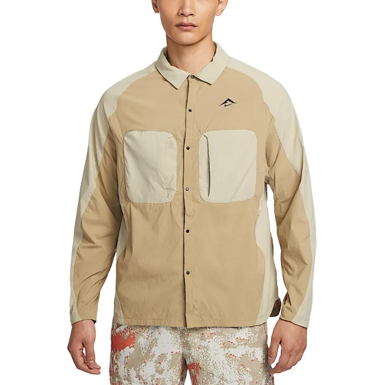 Nike Dri-FIT ADV Trail Running Jacket Desert Khaki/Black/Tea Brown HJ5080-297