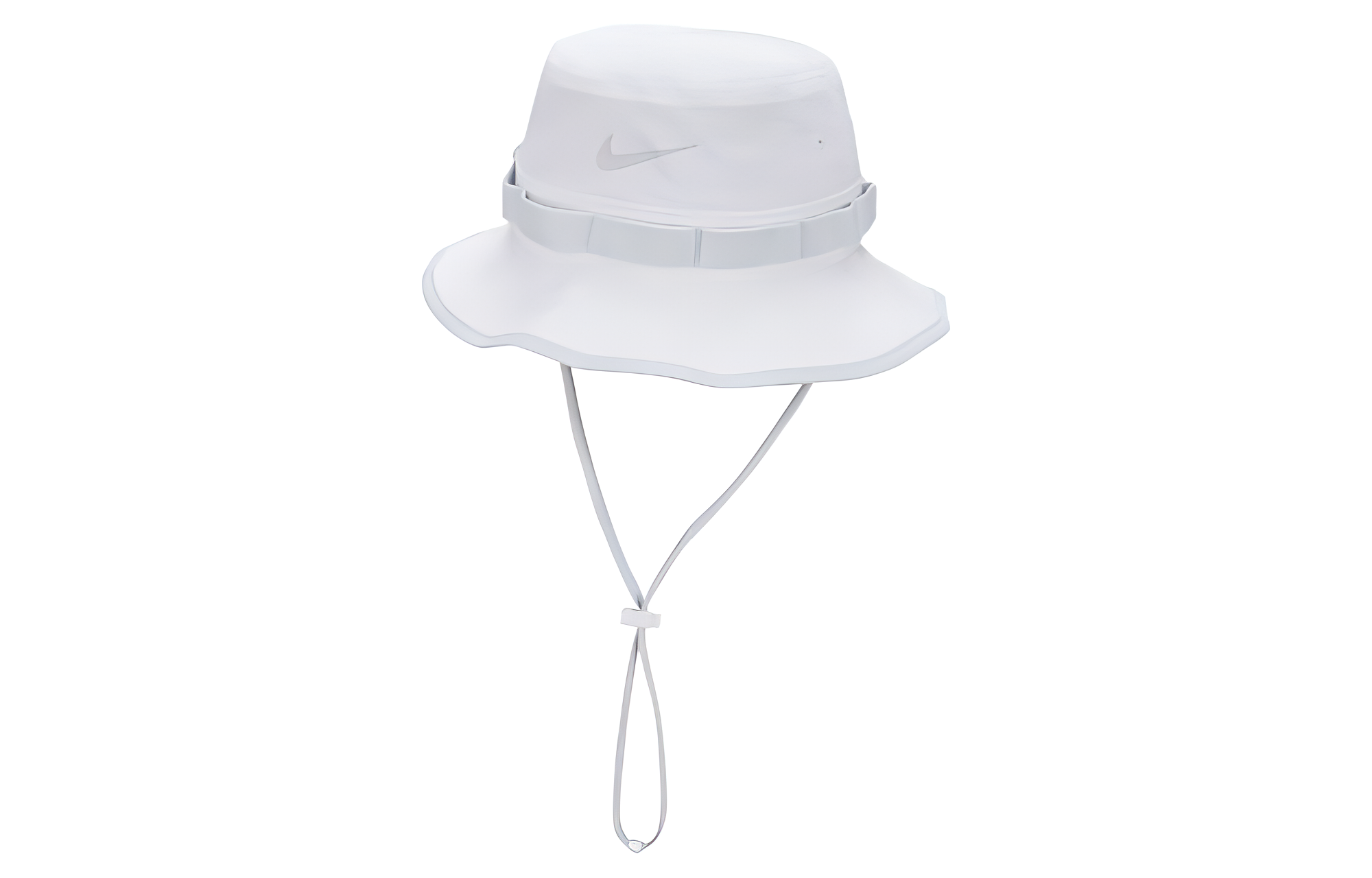 Nike Dri-FIT Apex Logo Decor Bucket Hat White Unisex Couple Style FB5621-100