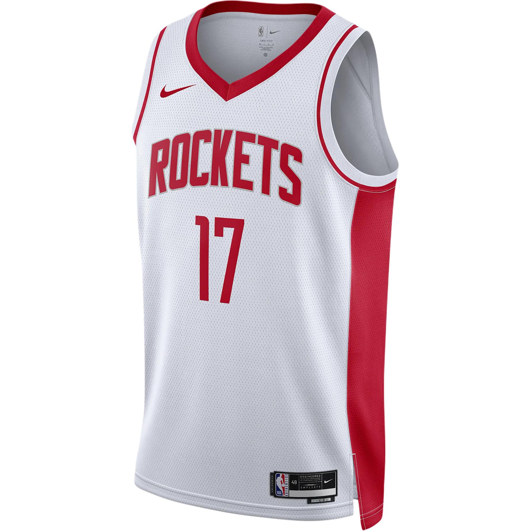 Nike Dri-Fit Association Edition Swingman Jersey Houston Rockets 2022/23 White DN2078-106
