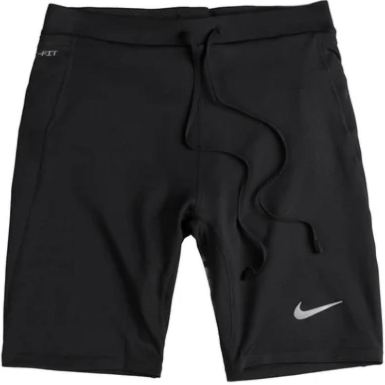 Nike Dri-FIT Black Brief-Lined 1/2-Length Running Tights Fitness Shorts FN3371-010