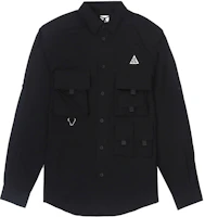 Nike Dri-Fit Black Outdoor Utility Jacket with Logo and Multiple Pockets DN3937-010 Nike Dri-Fit Black Outdoor Utility Jacket with Logo and Multiple Pockets DN3937-010