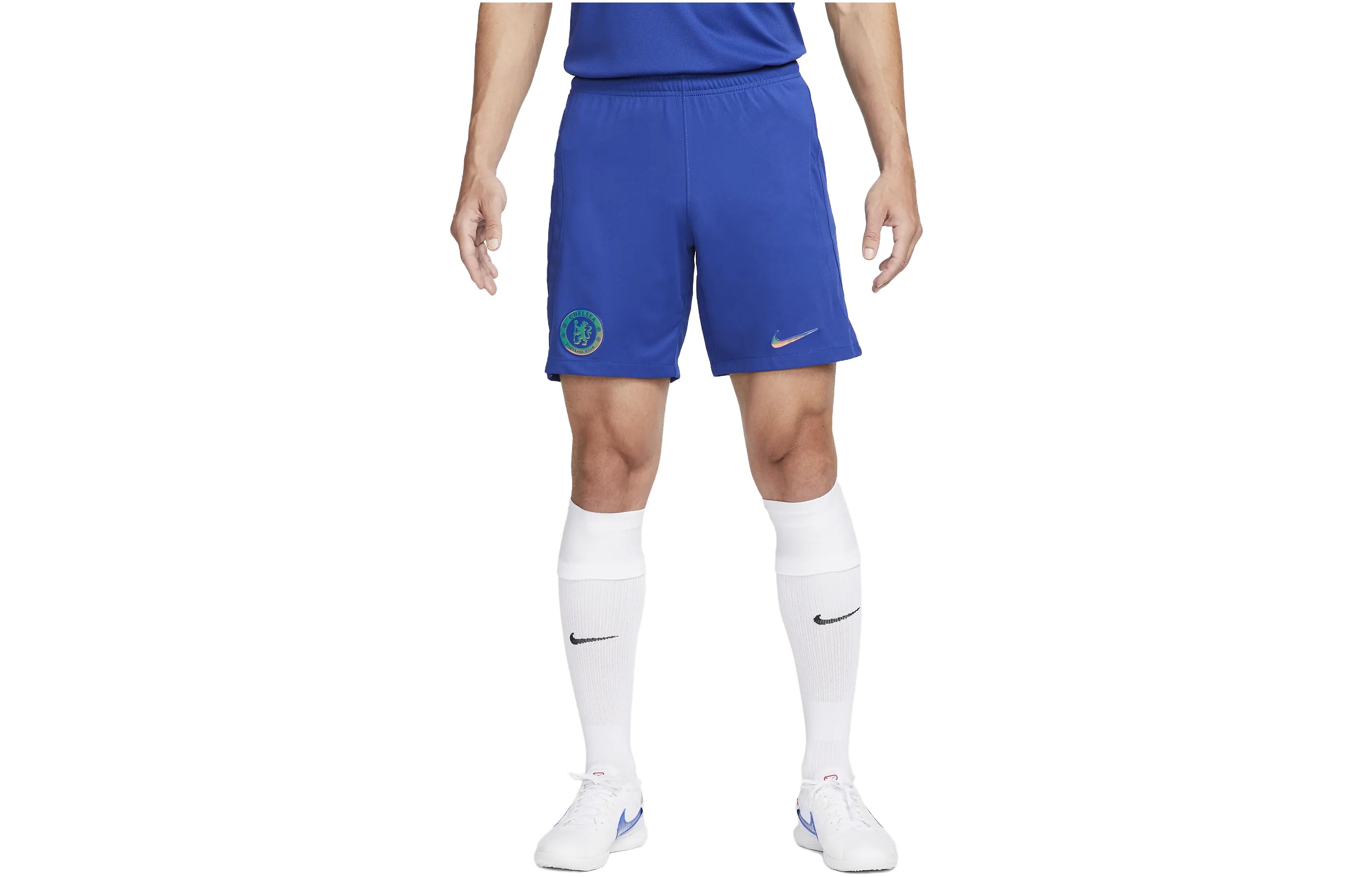 Nike Dri-FIT Chelsea 2023/24 Home Logo Quick-Dry Soccer Shorts Blue Mens DX2706-495