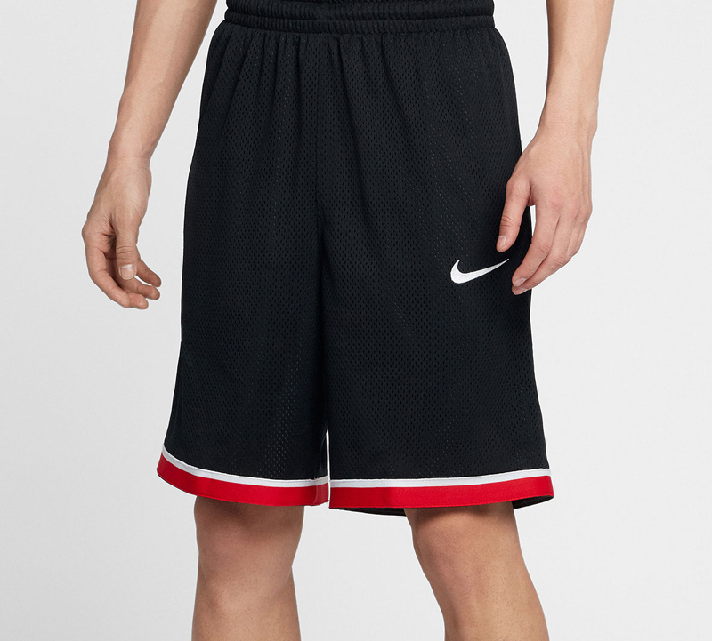 Shop Nike Dri-Fit Classic Black Quick-Dry Basketball Shorts AQ5601-010