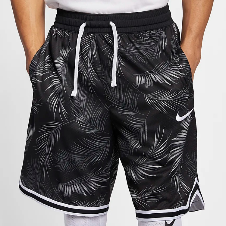 Shop Nike Dri-Fit DNA Retro Loose Fit Breathable Basketball Shorts Black for Men AR1322-010