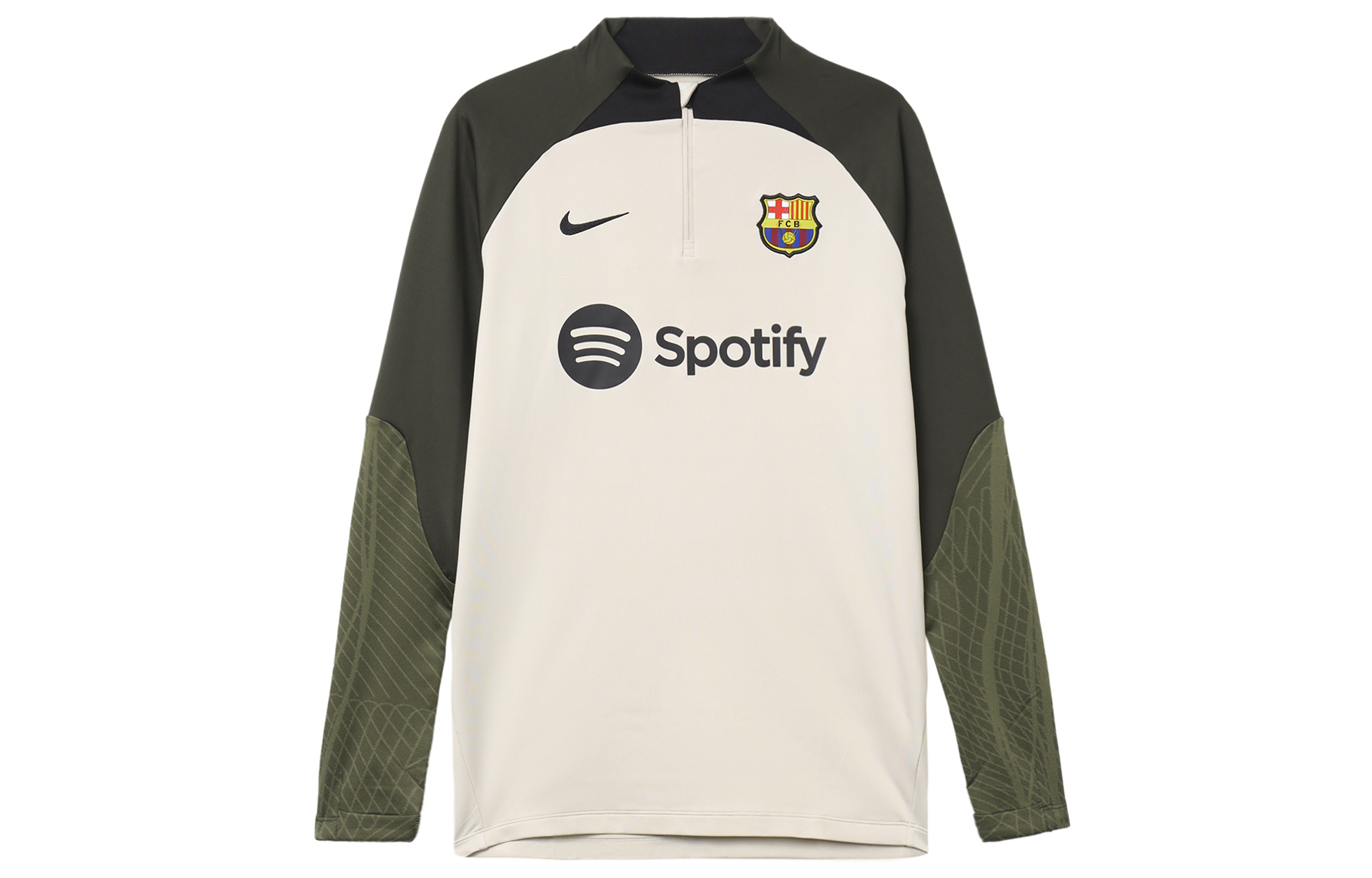 Order Nike Dri-Fit FC Barcelona 23/24 Sudadera Entrenamiento Manga Larga Verde Oliva. DX3102-222