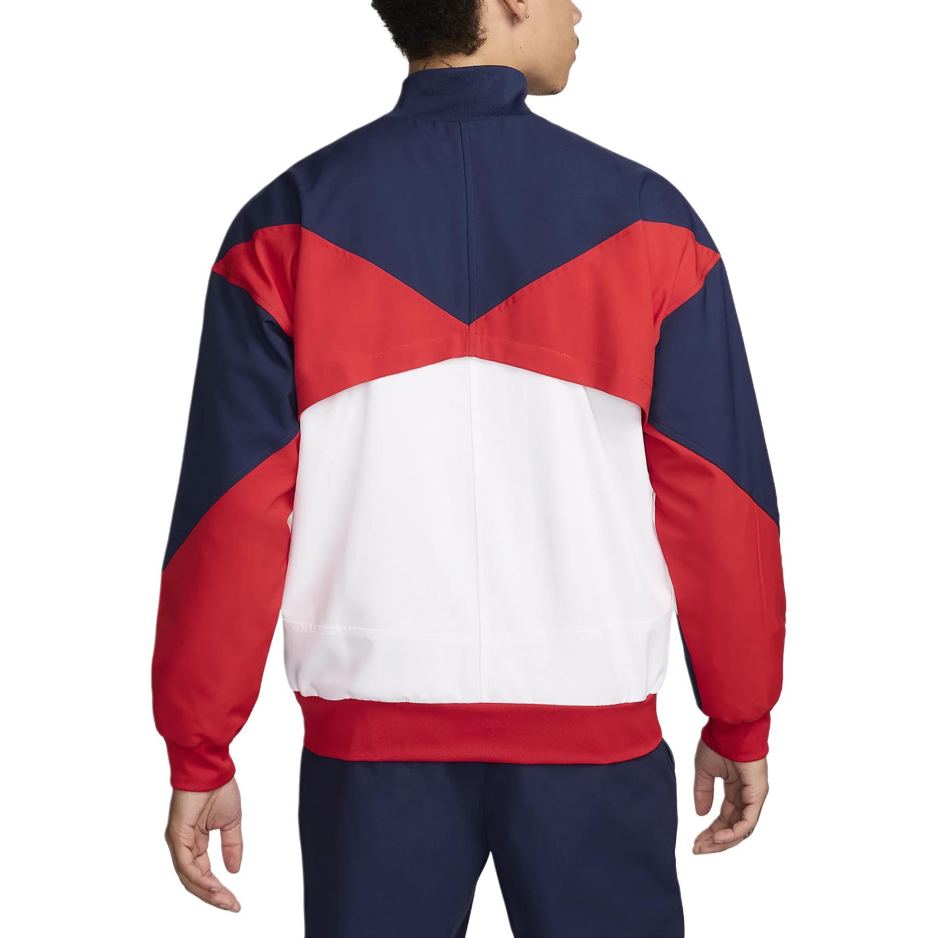 Nike Dri-FIT Full-Zip Retro Stand Collar Jacket White . FN9799-100 圖 3