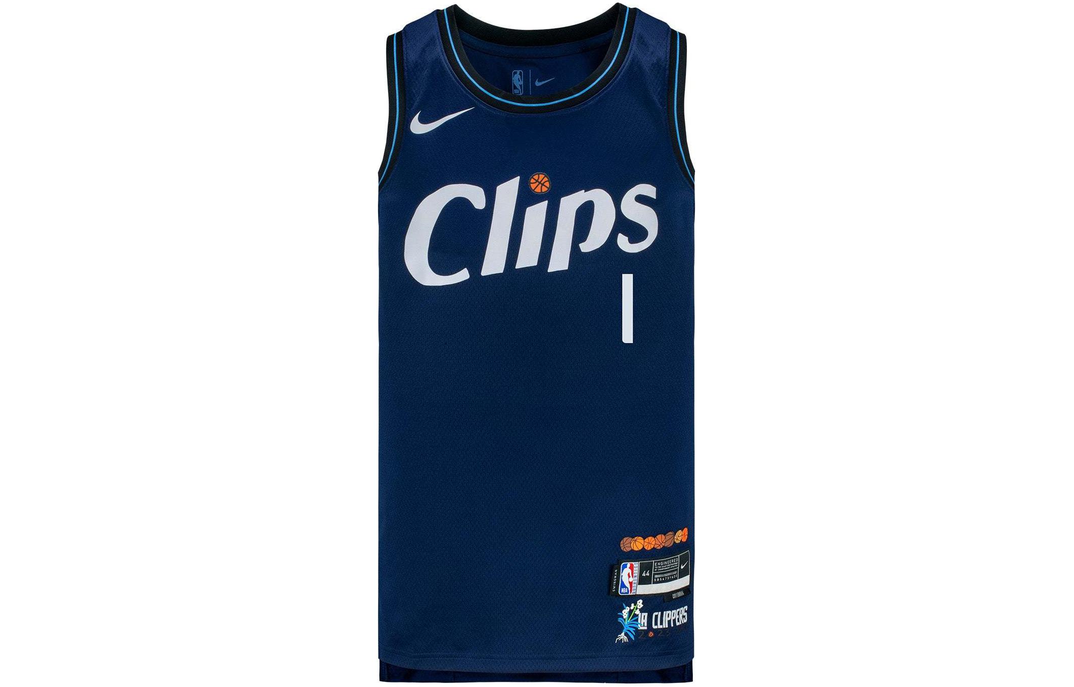 Nike Dri-FIT LA Clippers City Edition James Harden Jersey 2023-24 Blue Unisex. DX8535-419 圖 2