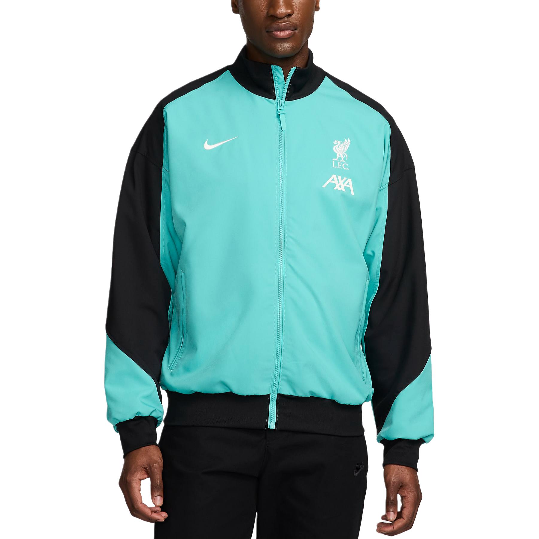 Nike Dri-Fit Liverpool FC Strike Retro Soccer Jacket Blue/Green/Black HF3337-393 圖 2