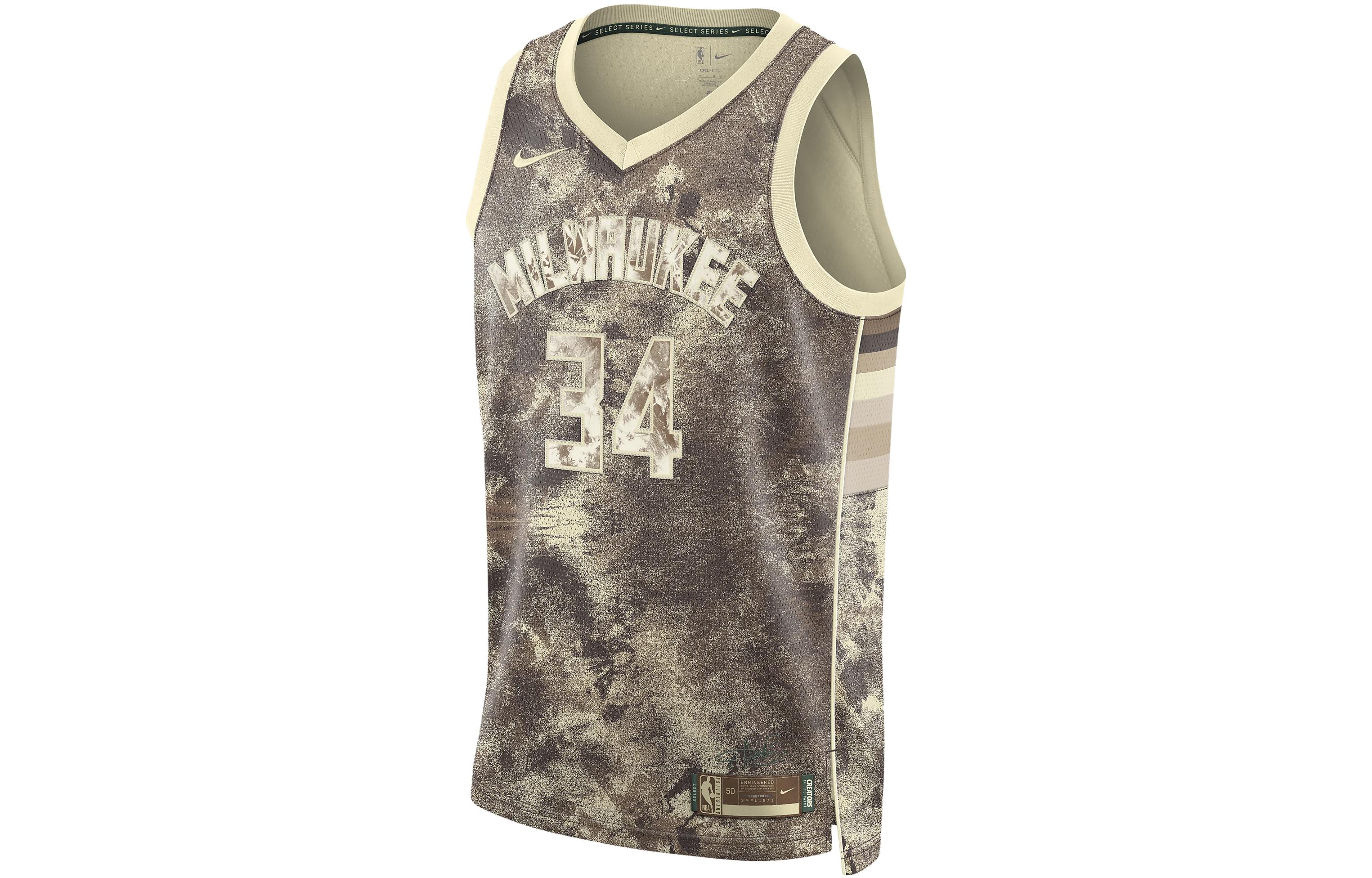 Order ナイキ ドライフィット ミルウォーキーバックス ヤニス アデトクンボ 34 ユニフォーム 22-23 プロテイングレー. FD4095-280