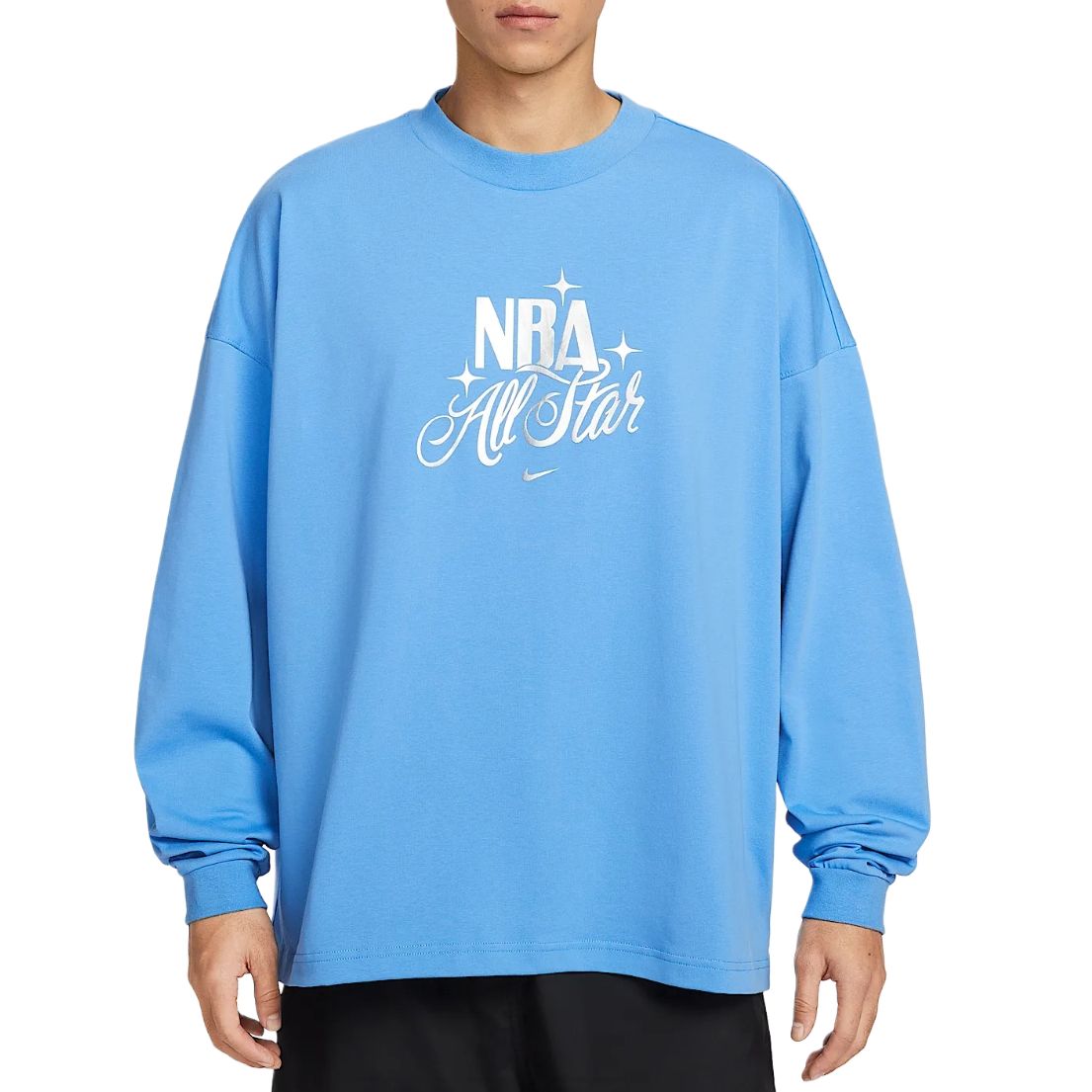 Nike Dri-Fit NBA All-Star Standard Issue Basketball Pullover Long Sleeve T-Shirt IQ5377-462
