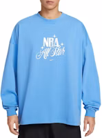 Nike Dri-Fit NBA All-Star Standard Issue Basketball Pullover Long Sleeve T-Shirt IQ5377-462 Nike Dri-Fit NBA All-Star Standard Issue Basketball Pullover Long Sleeve T-Shirt IQ5377-462