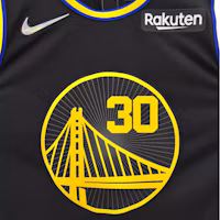 Shop Nike Dri-Fit NBA 勇士隊 21-22 城市版 Curry 球衣 黑色 DB3671-010