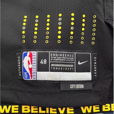 ナイキ ドライフィット NBA ゴールデンステートウォリアーズ 21-22 シティカリー ブラックジャージ DB3671-010 Purchase ナイキ ドライフィット NBA ゴールデンステートウォリアーズ 21-22 シティカリー ブラックジャージ DB3671-010