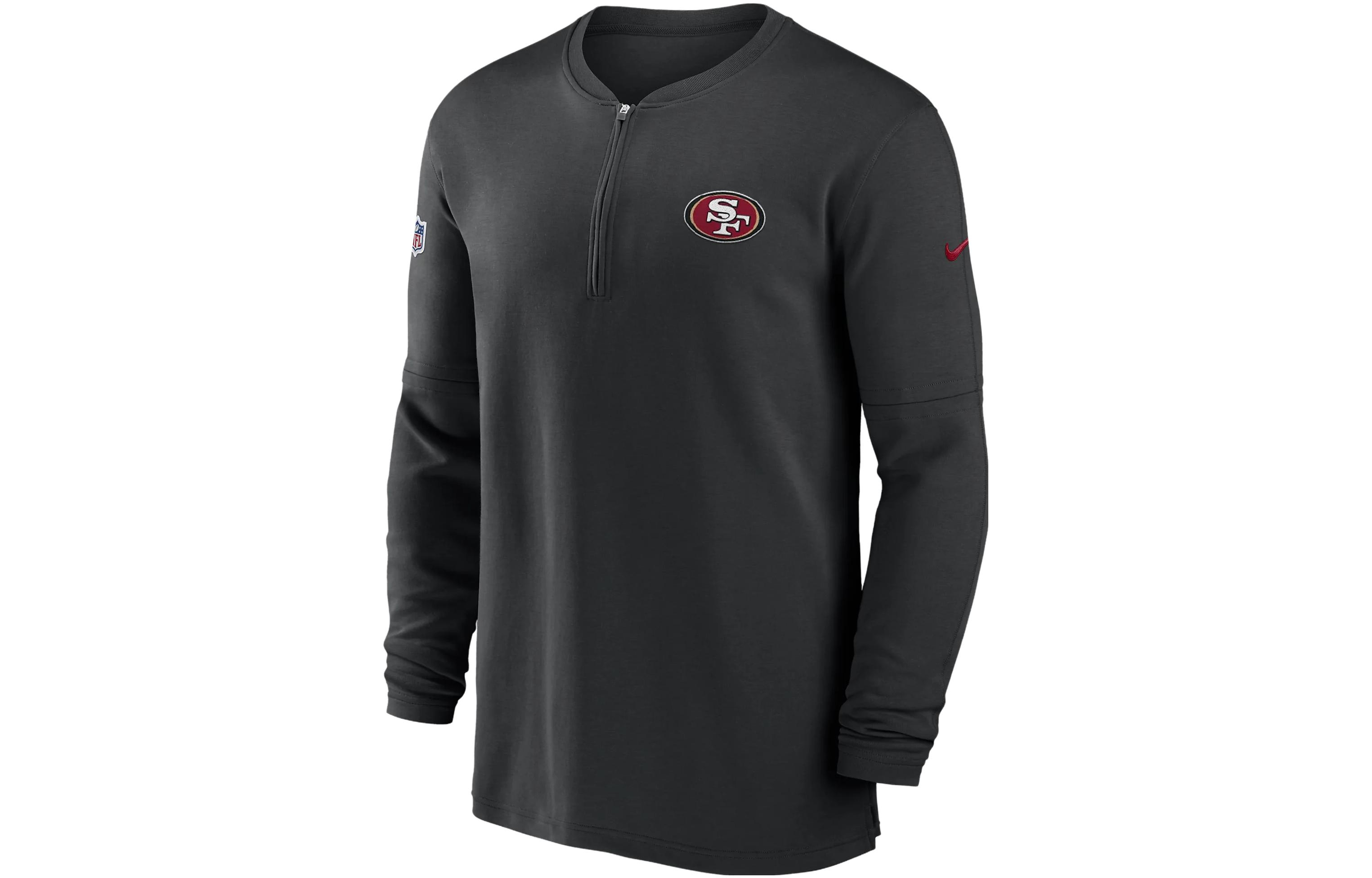 Nike Dri-Fit NFL 1/2-Zip Long-Sleeve Casual Sweatshirt Men’s Gray 00MF00A73-0BV
