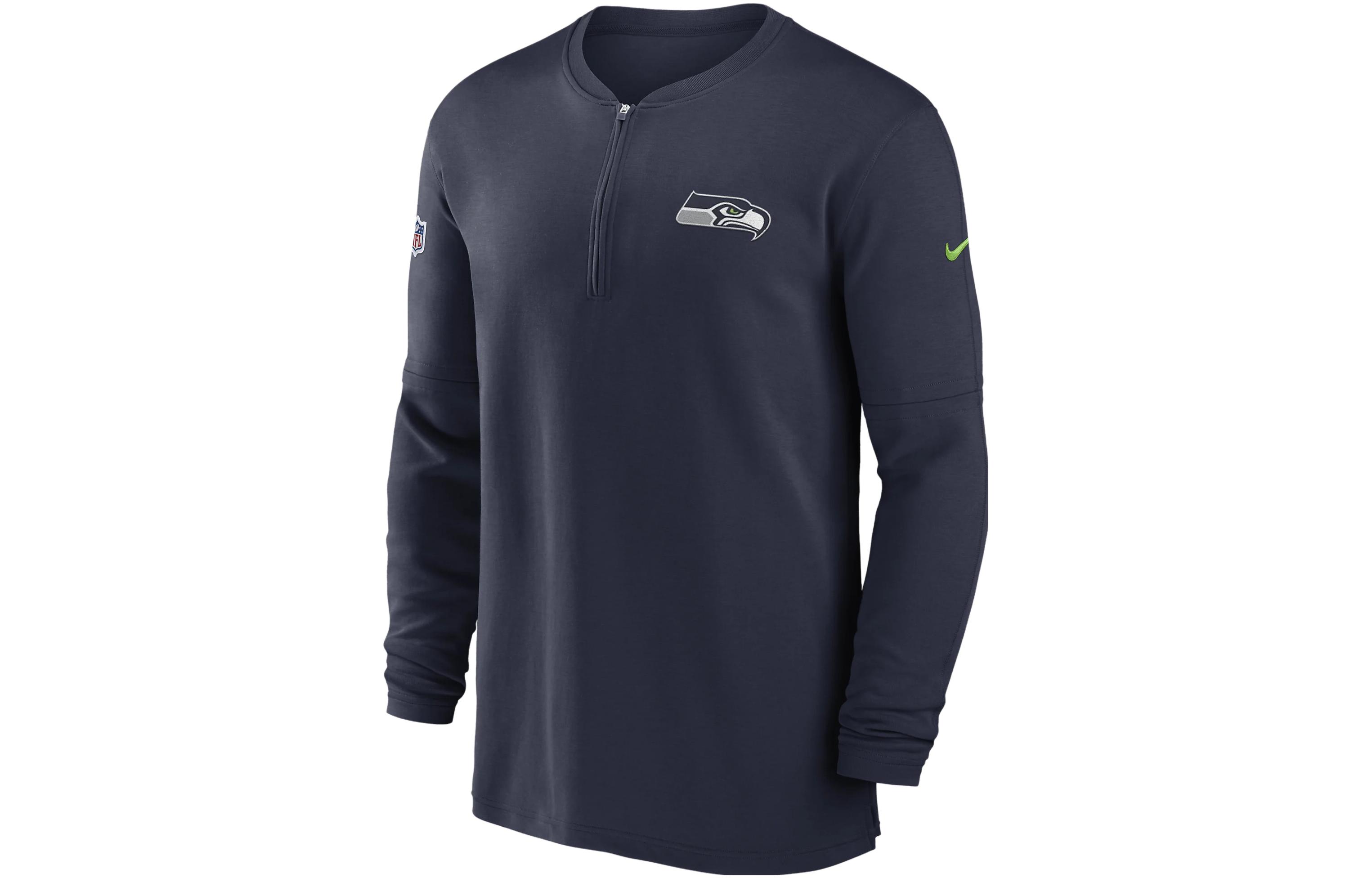 Nike Dri-FIT NFL 1/2-Zip Long-Sleeve Top Navy Sweatshirt 00MF41S78-0BV