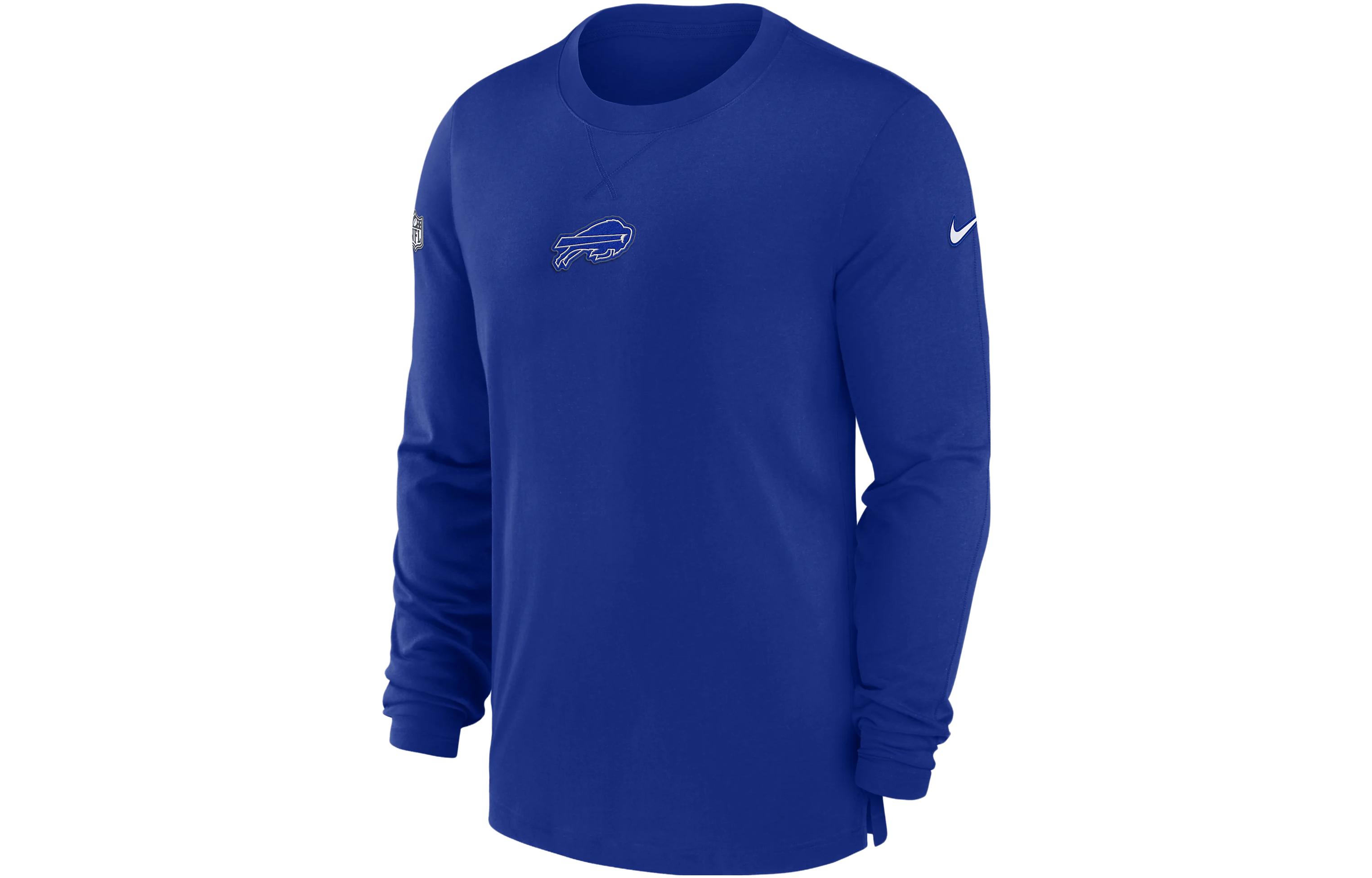 Nike Dri-Fit NFL Logo Crewneck Sweatshirt Long-Sleeve Blue Top 00MB4DA81-0BT