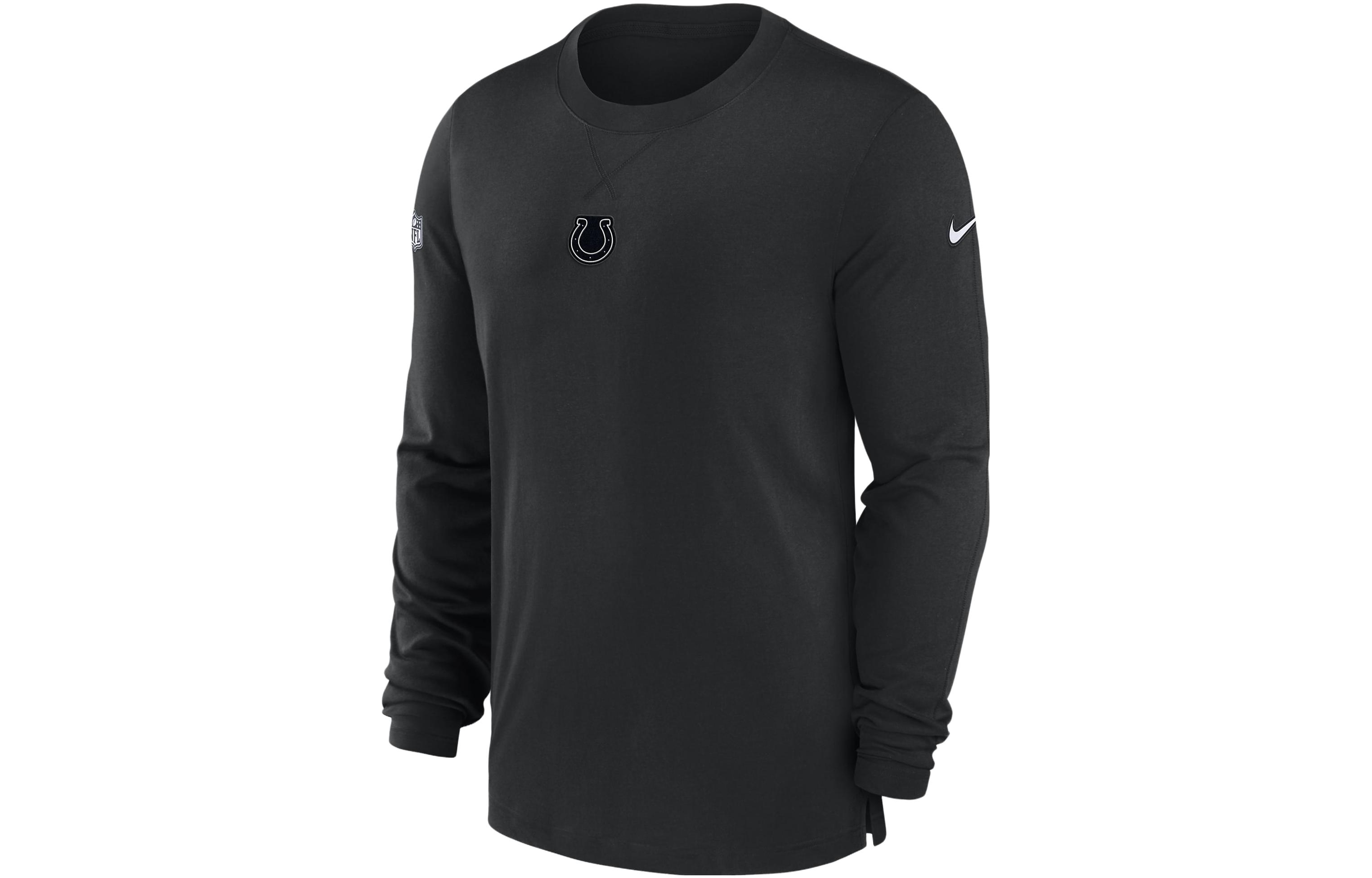 Nike Dri-Fit NFL Logo Long-Sleeve Crewneck Sweatshirt Black 00MB00A98-0BT