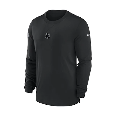 Nike Dri-Fit NFL Logo Long-Sleeve Crewneck Sweatshirt Black 00MB00A98-0BT
