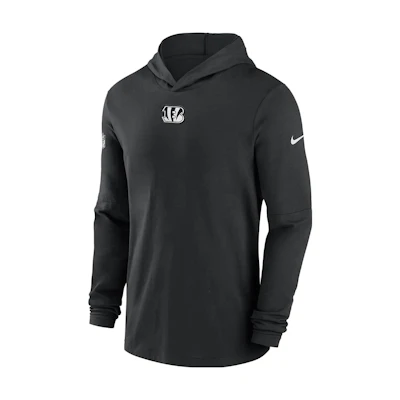 Nike Dri-Fit NFL Logo Print Black Long-Sleeve Hoodie 00MQ00A9A-PKB