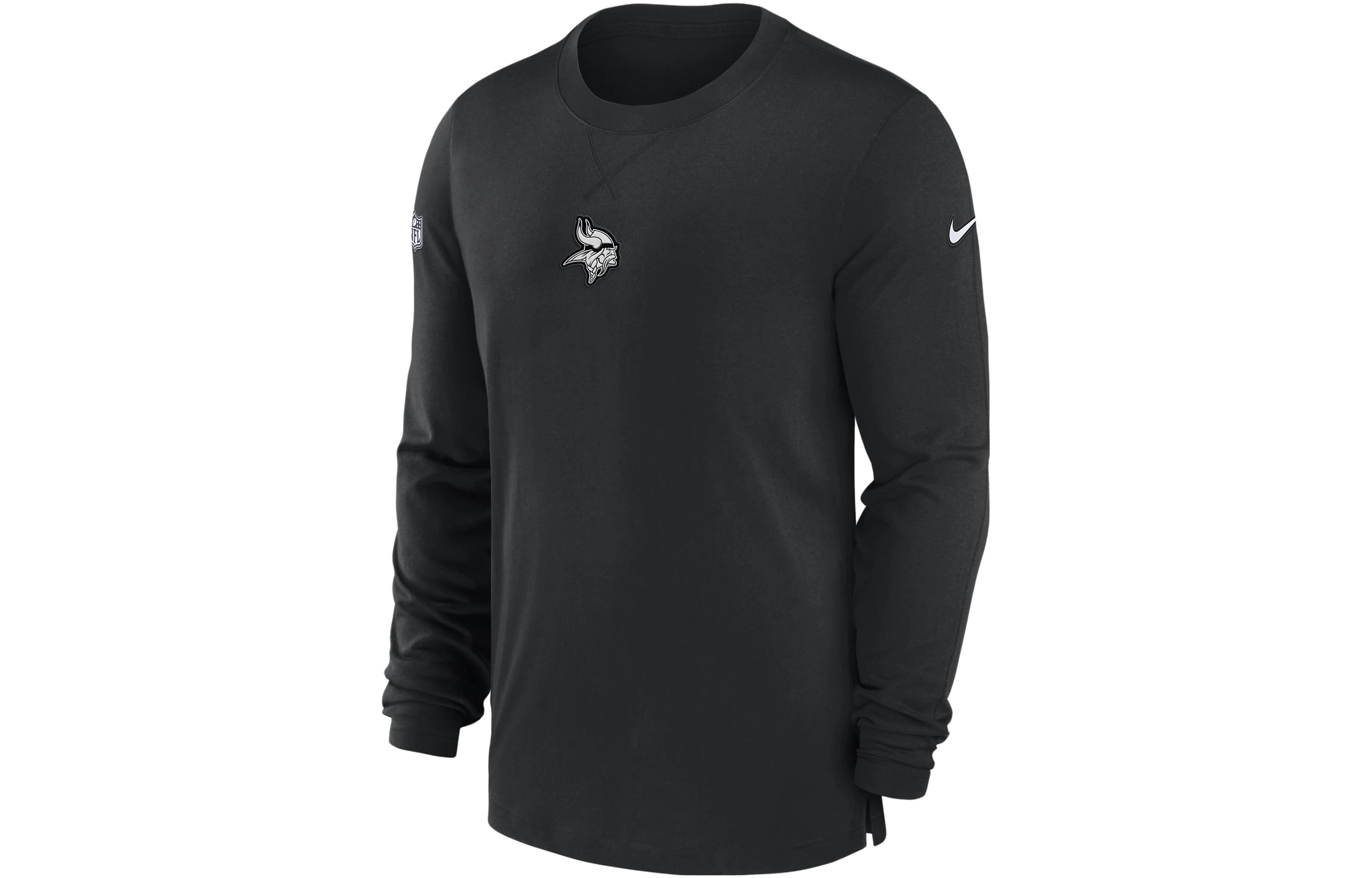 Nike Dri-FIT NFL Long-Sleeve Crewneck Sweatshirt Black Top 00MB00A9M-0BT