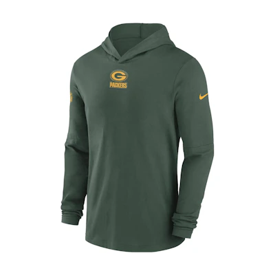 Nike Dri-Fit NFL Long-Sleeve Hoodie Green Pullover Sweatshirt 00MQ3EE7T-PKB