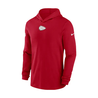 Nike Dri-FIT NFL Red Long-Sleeve Hooded Sweatshirt 00MQ65N7G-PKB