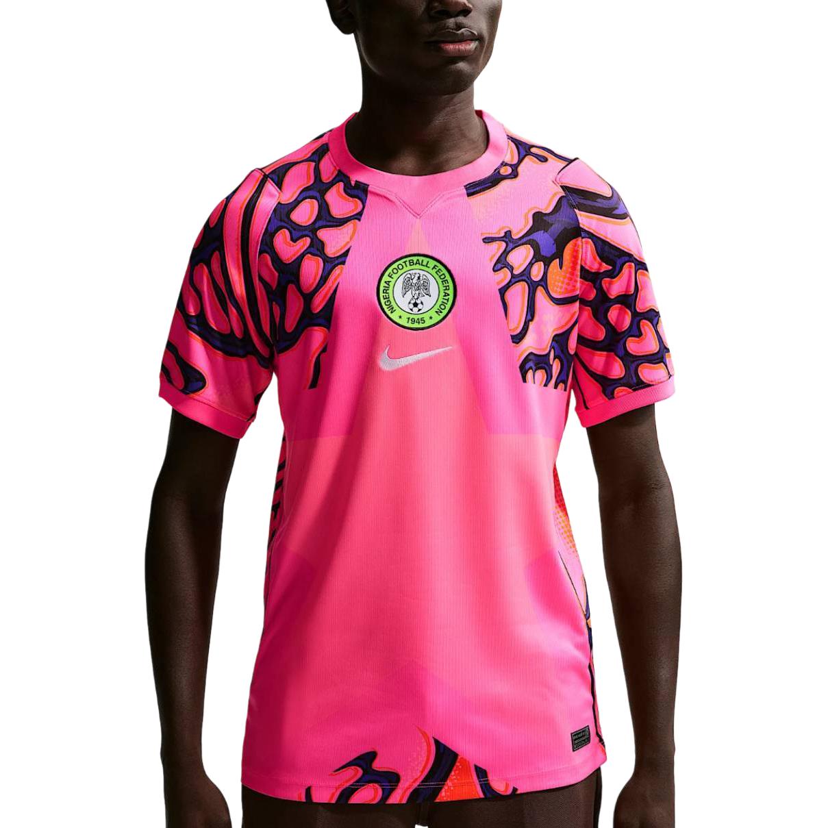 Nike Dri-Fit Nigeria 2026 Goalkeeper Replica Short-Sleeve Jersey IB5313-645