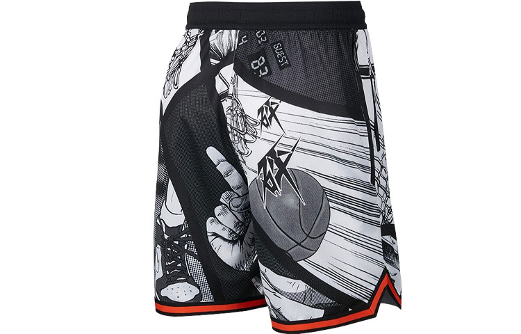 Nike Dri-FIT Retro Comic Elite Soft Breathable Basketball Shorts CI9082-010 圖 3