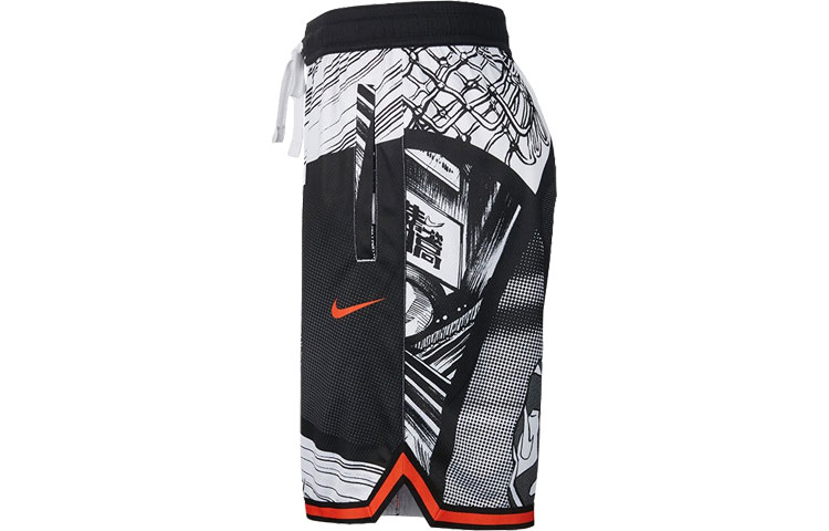 Nike Dri-FIT Retro Comic Elite Soft Breathable Basketball Shorts CI9082-010 圖 4