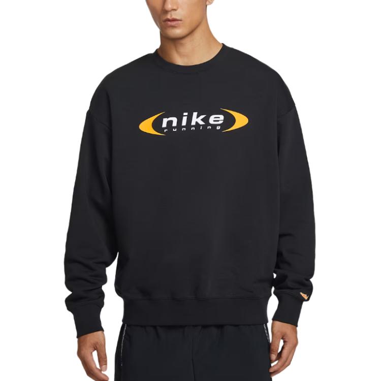 Nike Dri-Fit Retro Logo Loose Fit Long Sleeve Sweatshirt IQ1659-010