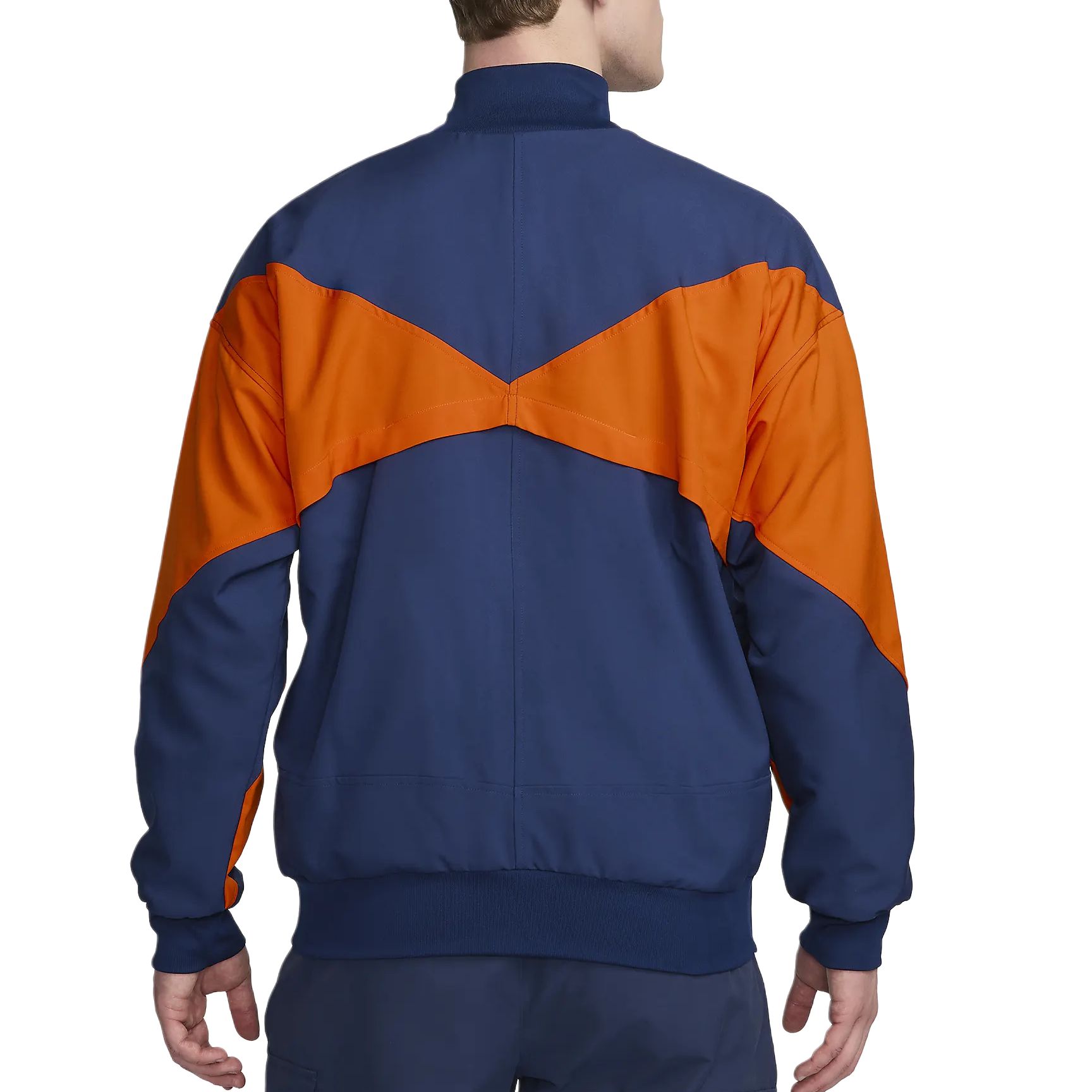 Nike Dri-FIT Retro Track Jacket Void Blue/Safety Orange/White Mens. FJ2908-492 圖 3