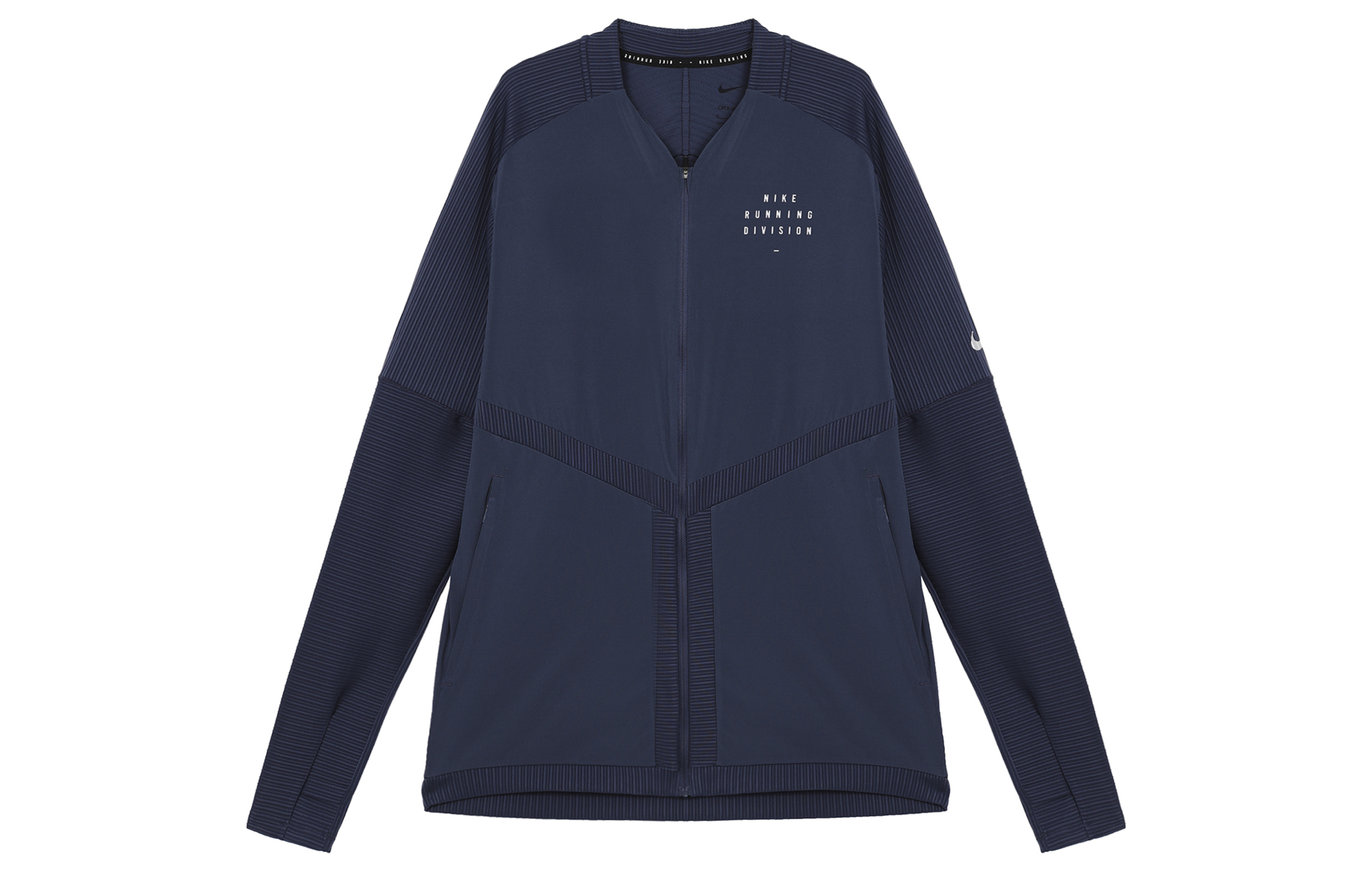 Nike Dri-FIT Running Training V-Neck Jacket Blue DD4930-437