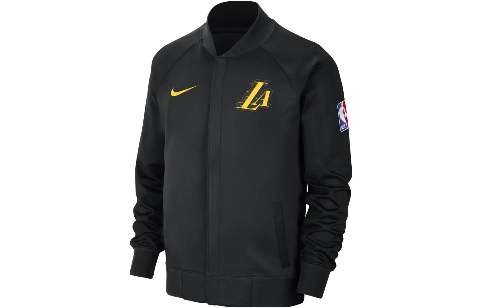 Nike Dri-Fit Showtime City Edition Los Angeles Lakers Jacket  Black. DX9382-010