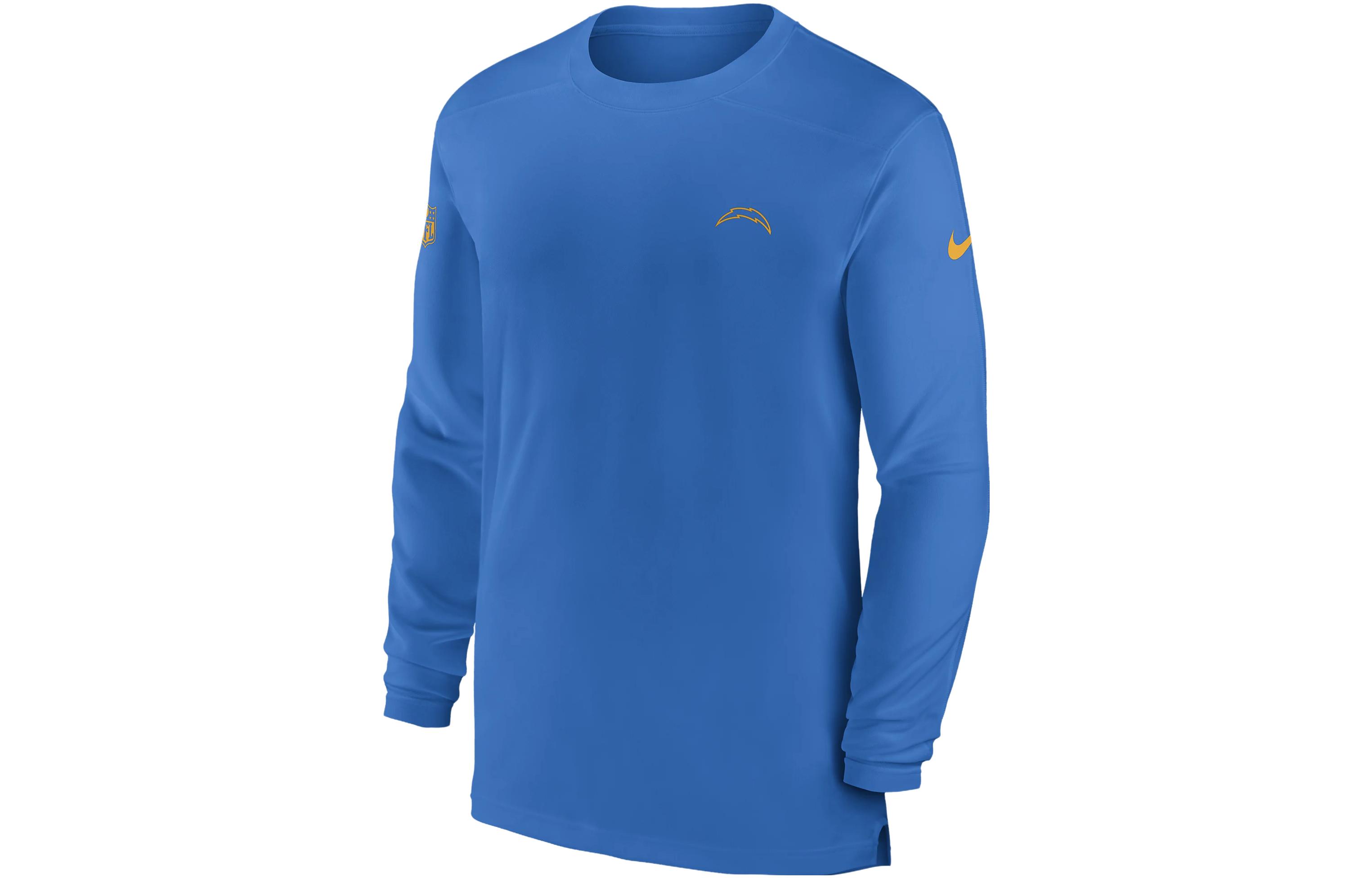 Nike Dri-FIT Sideline Coach NFL Los Angeles Chargers Logo Sweatshirt Blue Men 00M248Y97-0BK