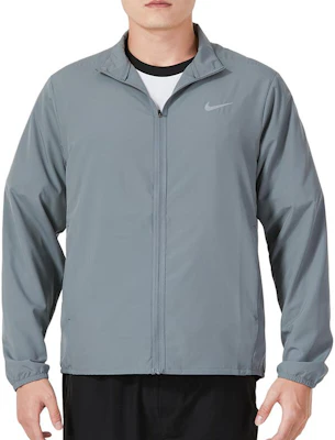 Nike Dri-Fit Smoke Grey Logo Windproof Lightweight Sports Jacket FB7500-084 Details for Nike Dri-Fit Smoke Grey Logo Windproof Lightweight Sports Jacket FB7500-084