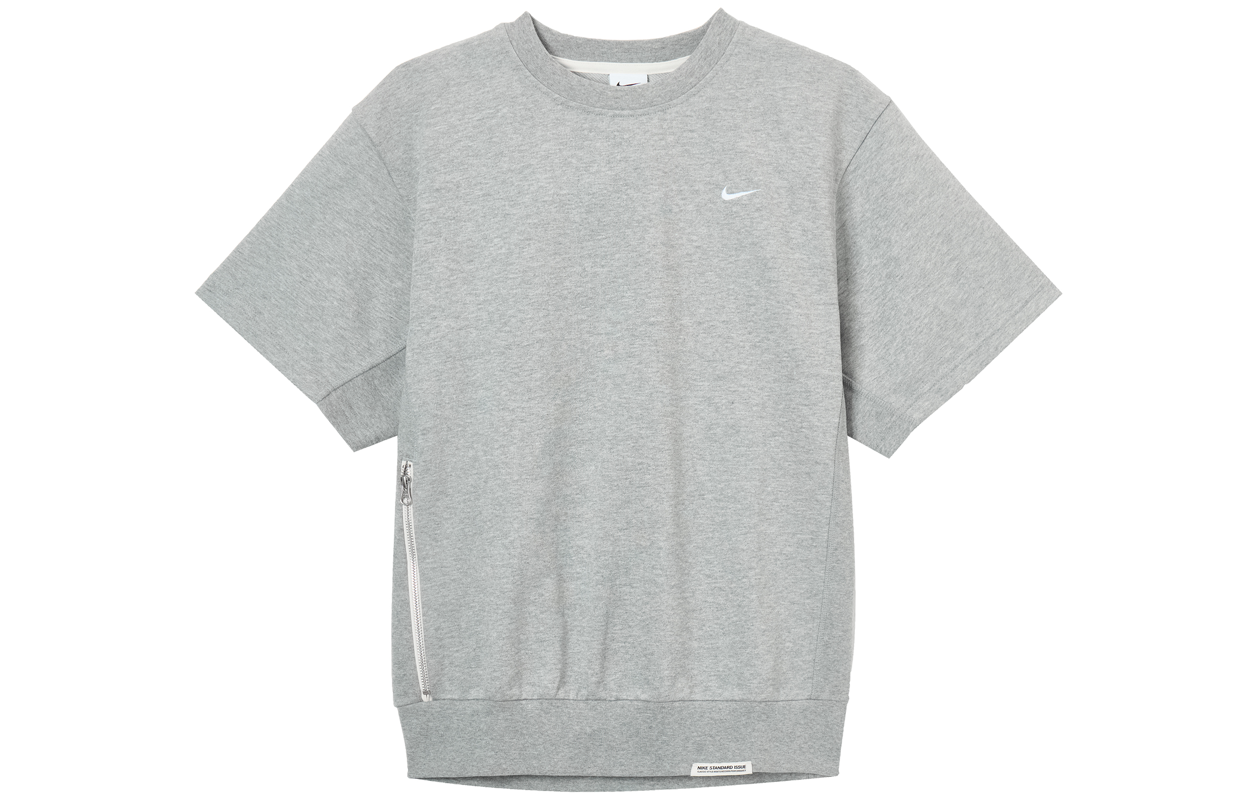 Nike Dri-FIT Standard Issue Logo Vintage Crewneck Tee Dark Gray (). DX0328-063