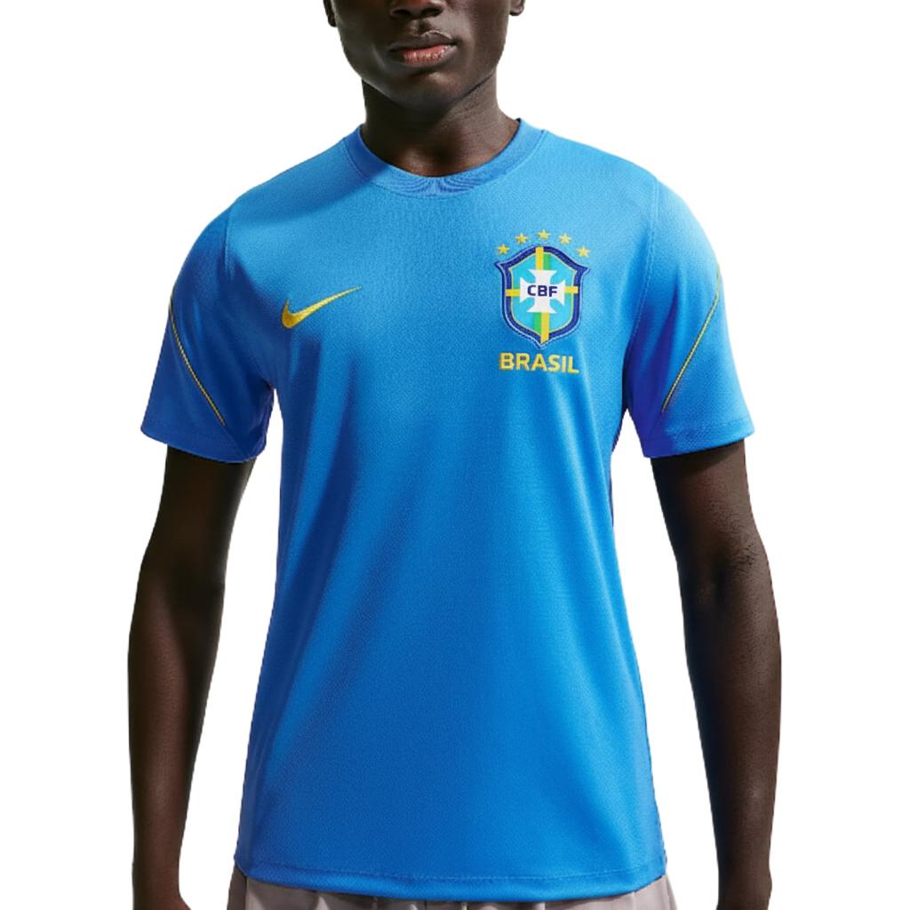 Nike Dri-Fit Strike Brazil Slim Fit Quick-Dry Soccer Jersey IB4964-435